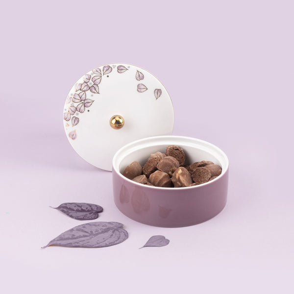 Small Date Bowl From Lilac - Purple