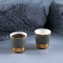 Espresso Set Of Two Cups From Majlis - Grey