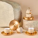 Turkish  Coffee Set 12Pcs From Majlis - Beige