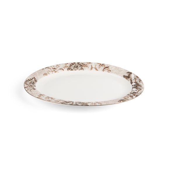 1 Serving Plate From Harir - Brown