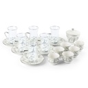 Tea And Arabic Coffee Set 19Pcs From Amal - Grey