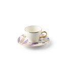 Turkish  Coffee Set 12Pcs From Amal - Purple