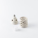 Small electronic Candle From Rosette - Beige