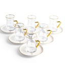 Tea Glass Sets From Crown - Gold