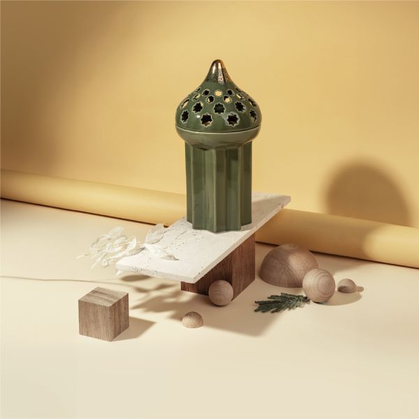 Luxury Incense Burner From Diwan -  Green