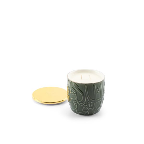 Luxury Scented candle From Diwan -  Green