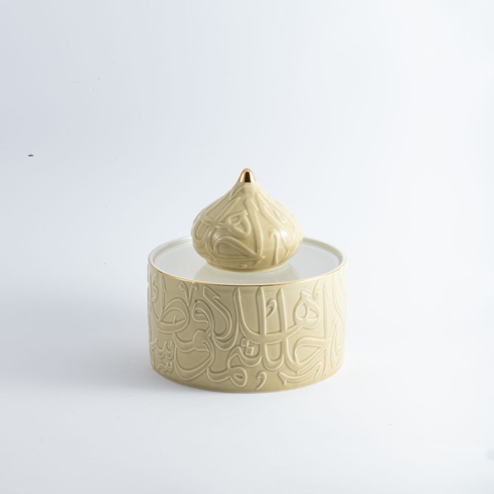 Medium Acrylic Date Bowl From Diwan -  Ivory