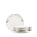 Serving Plates 6 Pcs From Joud - White