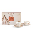 Turkish  Coffee Set From Harir - Brown