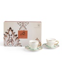 Turkish  Coffee Set  From Harir - Green