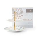 2 Tier  Serving Set  From Amal - Blue