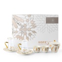 Tea And Arabic Coffee Set 19Pcs From Amal - Beige