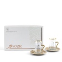 Tea Glass Set 12 pcs From Nour - Beige