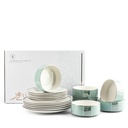 Dinner Set 18 Pcs From Nour - Blue