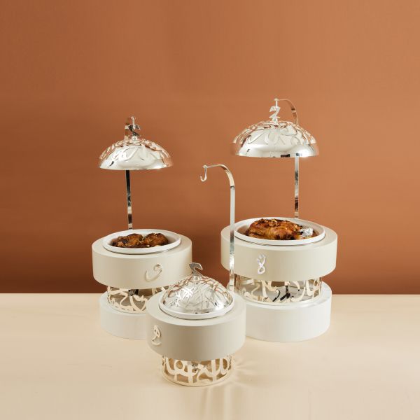 3 Sizes Full Serving Buffet Set - Pearl