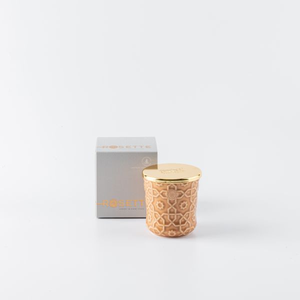 Small Luxury Scented candle From Rosette - Orange