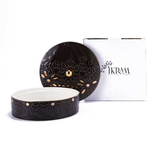 Black - Date Bowl From Ikram