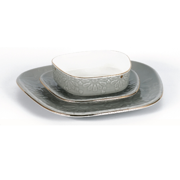 Grey - Dinner Sets From Ikram