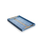  Leather Tray From Joud - Blue