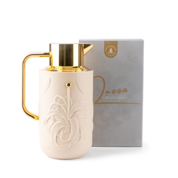 Vacuum Flask For Tea And Coffee From Queen - Beige