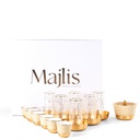 Tea And Arabic Coffee Set 19Pcs From Majlis - Beige