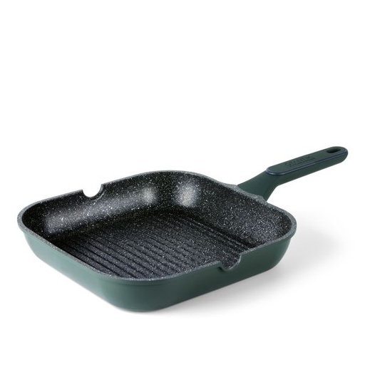 [BC0012] Non-Stick Grill Pan  GREEN-BLACK  28CM